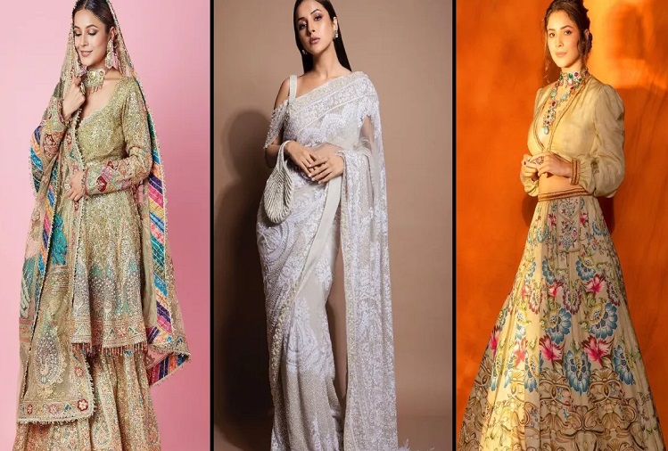 Fashion Tips : Try Shehnaaz Gill's traditional outfits this wedding season