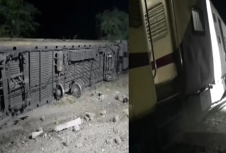Rajasthan Rail Derailment : Bandra Terminus-Jodhpur Suryanagari Rail Express derailed