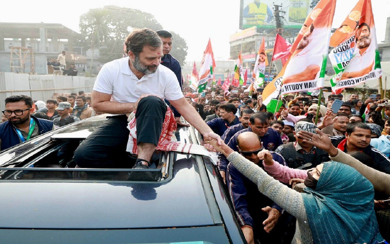 Bharat Jodo Nyay Yatra: Rahul Gandhi made big allegations against BJP in Jharkhand, attempt to destabilize the government
