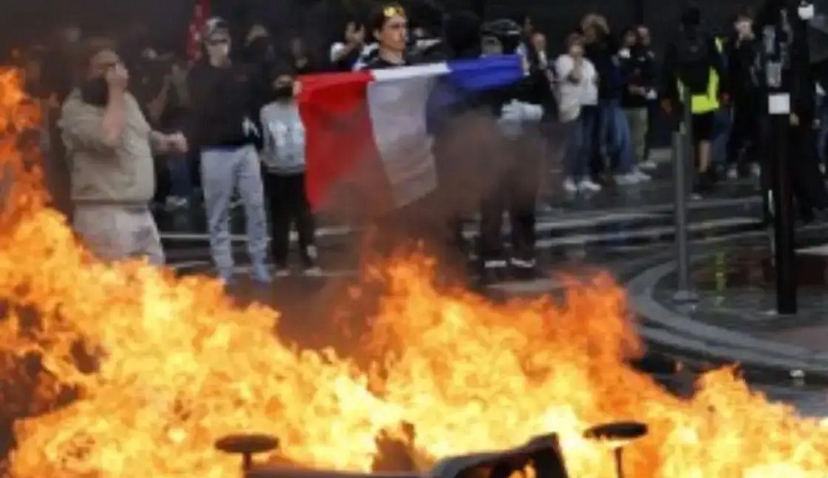 More than 85,000 people took to the streets in France to protest.