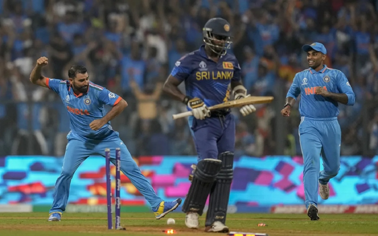 ICC ODI World Cup: India created history by defeating Sri Lanka