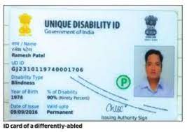 Big relief to the disabled! Unique ID card will be made in few minutes, know the whole process