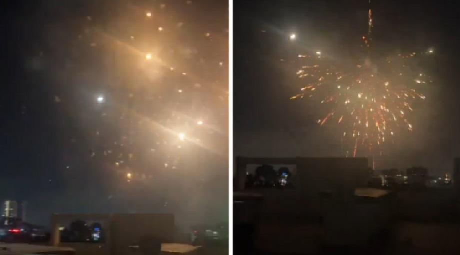 Virat and RCB's victory made Diwali a reality in Bangalore, fireworks were so spectacular that even the sky...