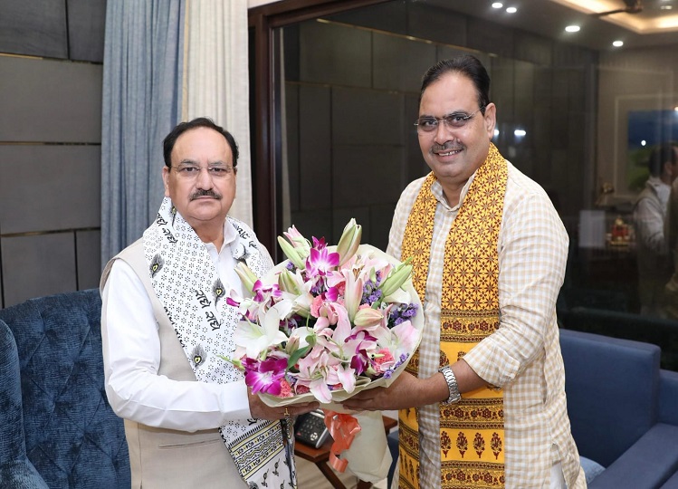 Before the by-elections in Rajasthan, CM Bhajanlal Sharma meet JP Nadda, a round of speculation began