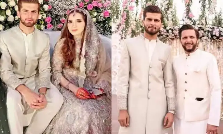 Shaheen Afridi kisses bride Ansha, father Shahid Afridi writes emotional note