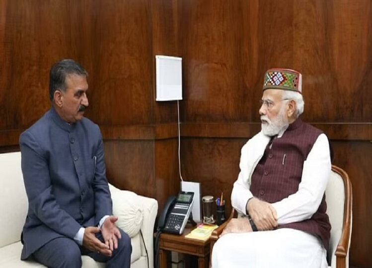 CM Sukhu: Himachal CM Sukhu met PM, demanded special economic package for the state