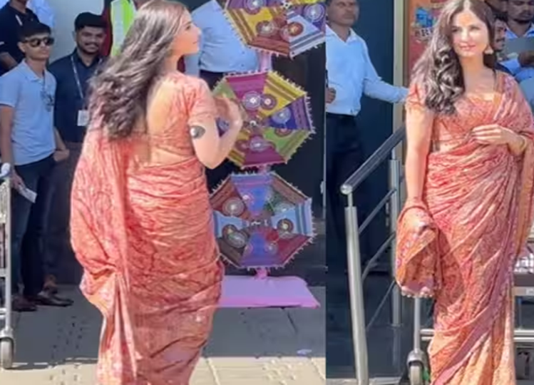 Katrina Kaif wears black patch on arm during Navratri event, fans express concern – Watch viral video