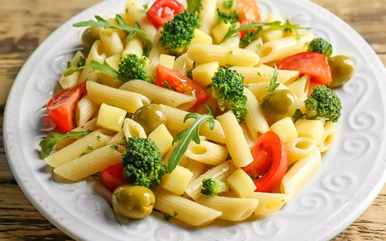 Recipe Tips: Make vegetable pasta for children, they will be happy.