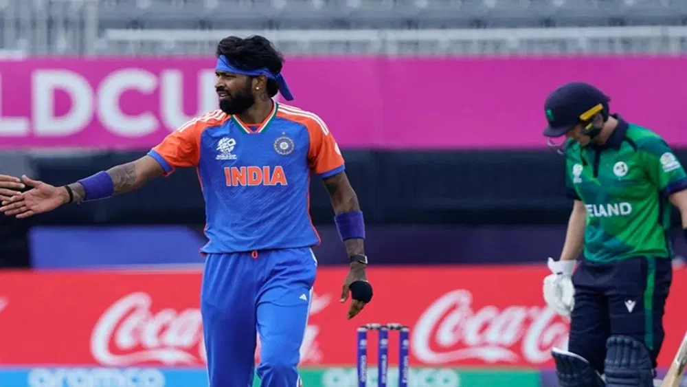 T20 WC IND vs IRE: Pandya's magical ball on the fifth ball of the seventh over, Pakistan team in shock
