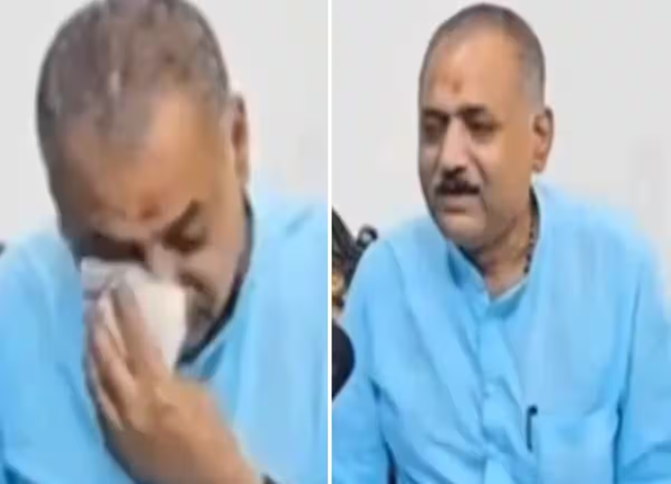 Watch: BJP Haryana MLA Weeps After Being Dropped, Says 