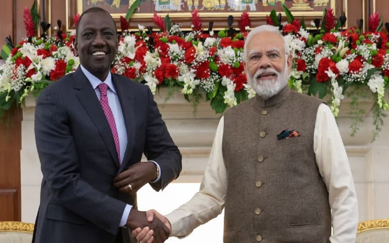India-Kenya: Kenyan President in India on a three-day visit, meets President Murman and PM Modi