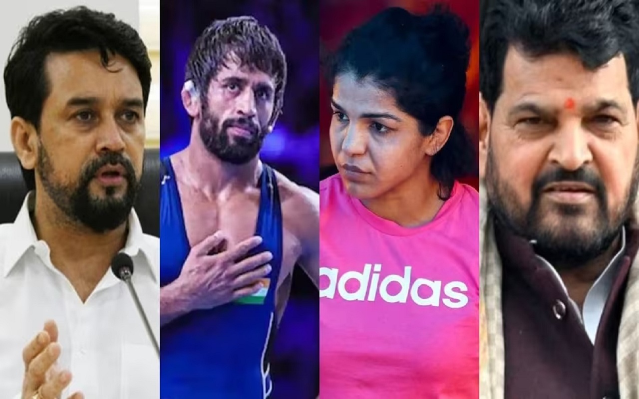 Wrestlers Protest: Top wrestlers met Sports Minister Anurag Thakur
