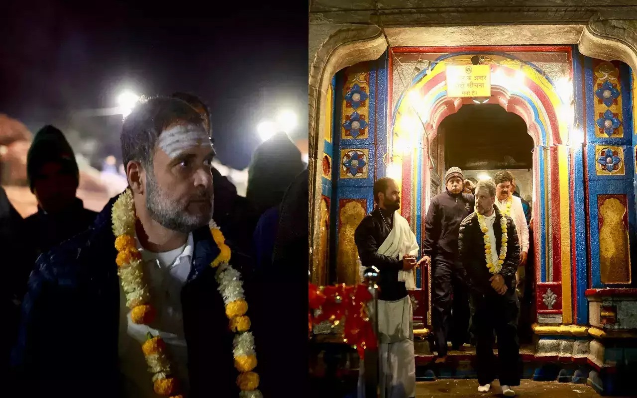Rahul Gandhi: Amidst the assembly elections of five states, Rahul Gandhi visited Kedarnath, was seen in a different style with the people.