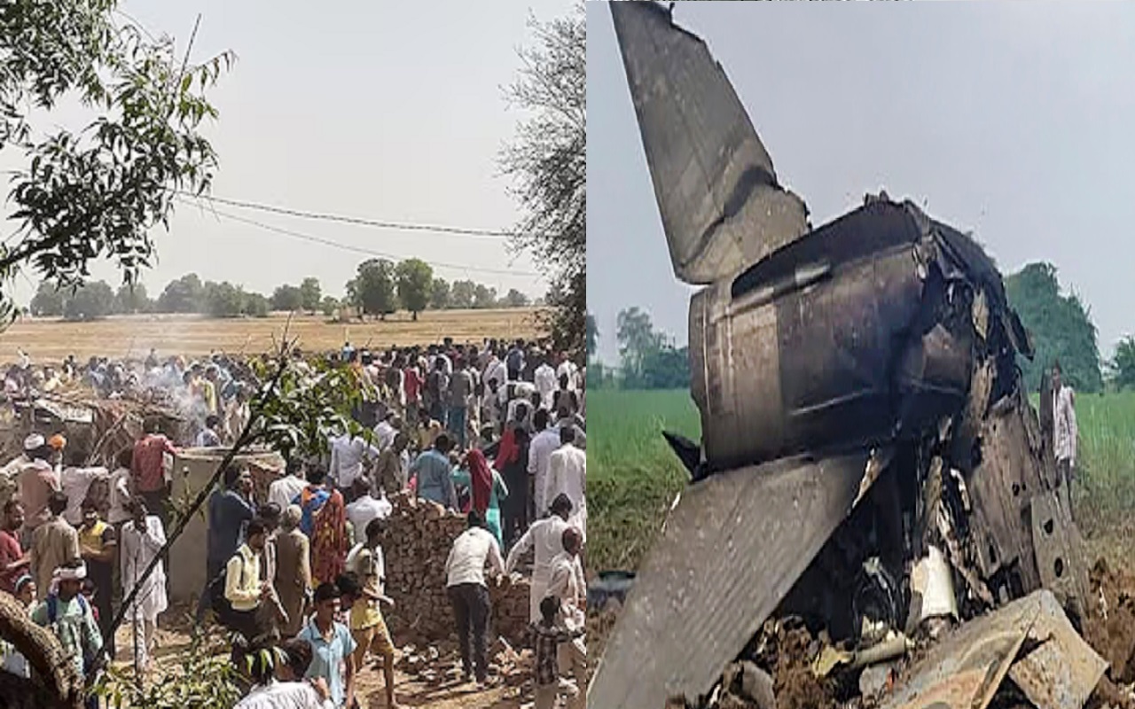 Rajasthan: Air Force MiG-21 crash in Hanumangarh, jet fell at home, 3 women killed, pilot safe