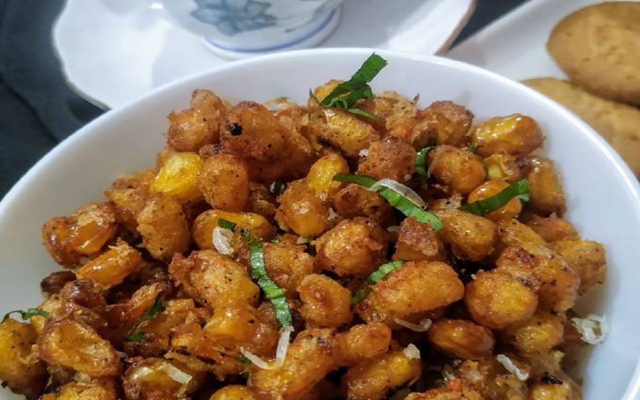 Snacks Recipe: You can also make fried corn for kids, they will definitely like it
