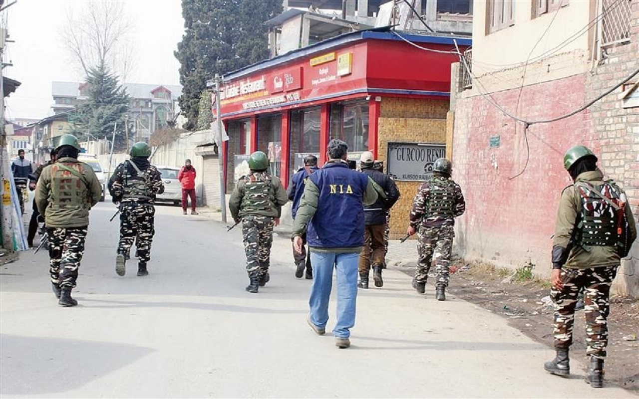 NIA conducts search operation at 15 locations in Jammu and Kashmir