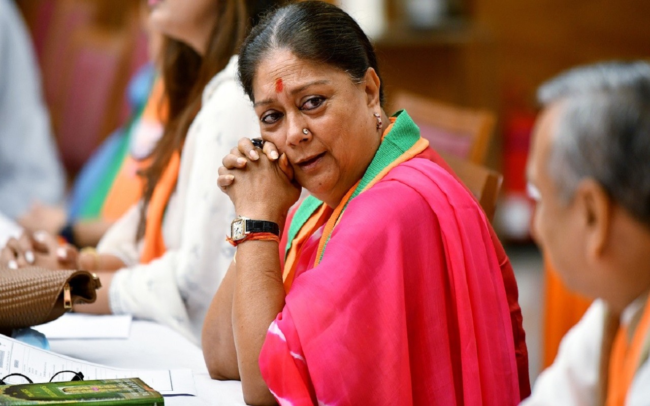 Rajasthan: Vasandhara Raje is going to get a big responsibility in Rajasthan! In Delhi, the party is running from the leaders....