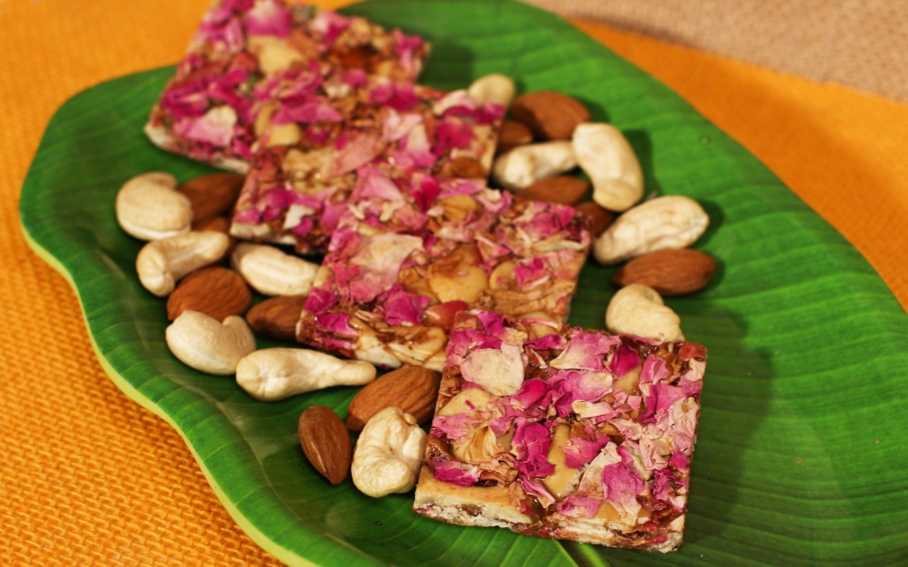 Recipe of the Day: Make Rose-Almond Chikki on the festival of Diwali, this is the recipe