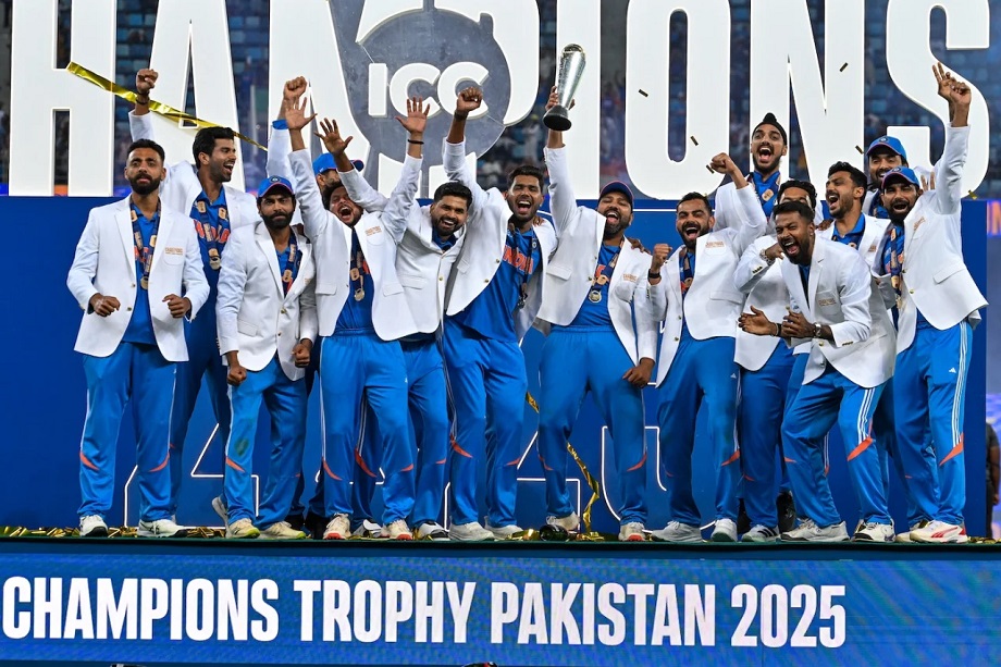 Champions Trophy 2025: India beat New Zealand to win the Champions Trophy, create history