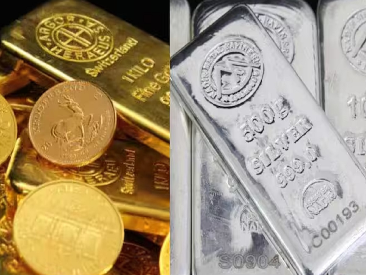 Gold and Silver Prices: Silver drops by ₹1,300; Gold prices fall by this much.Silver drops by ₹1,300; Gold prices fall by this much.