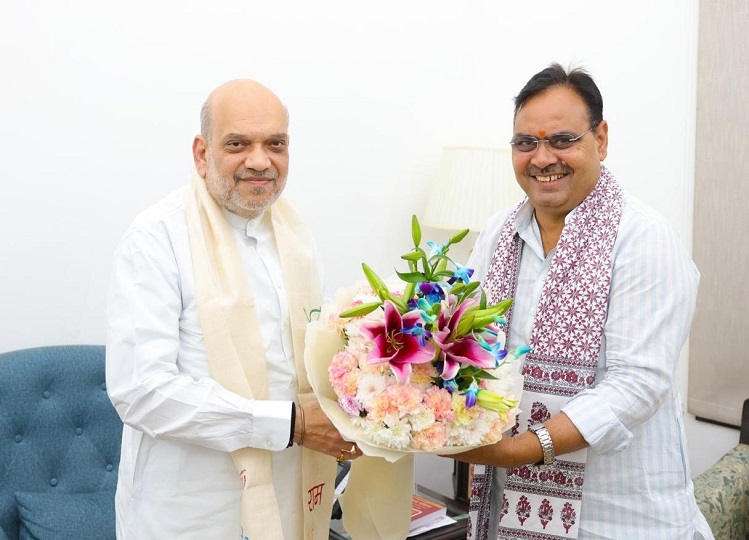 CM Bhajan Lal met Union Minister Amit Shah, many speculations are being made