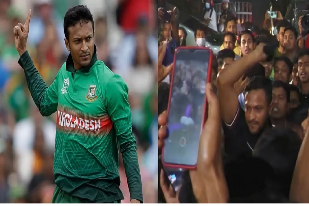 Shakib loses his temper on fans during promotional event