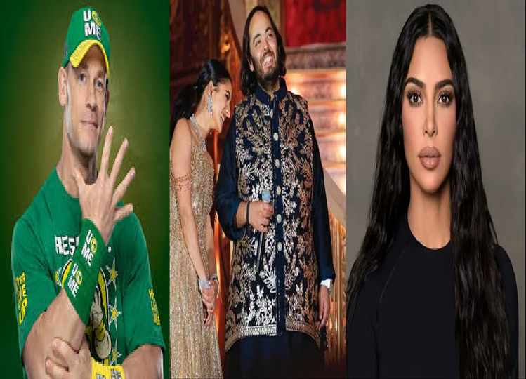 From Kim Kardashian to John Cena, see the list of international celebrities who attended Anant-Radhika's wedding