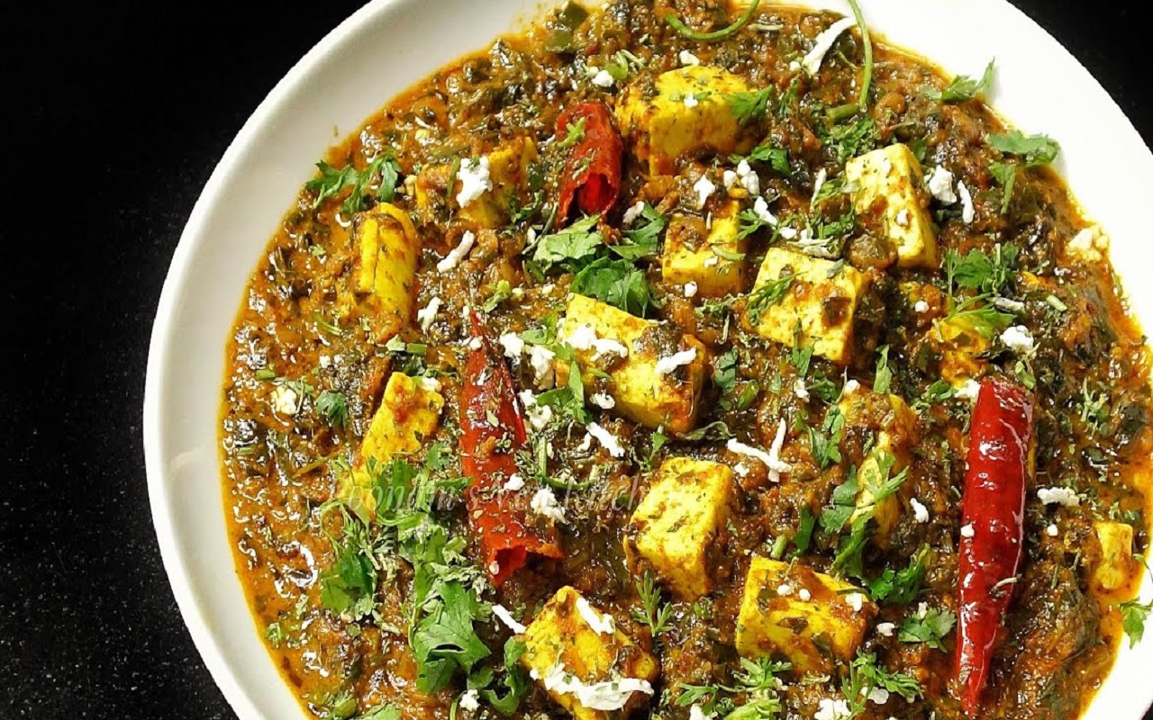 Recipe of the Day: Make delicious vegetable of fenugreek and paneer in this way, you will taste it very much