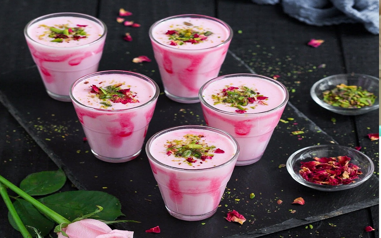 Summer Recipe Tips: You Can Welcome Guests With Gulab Lassi
