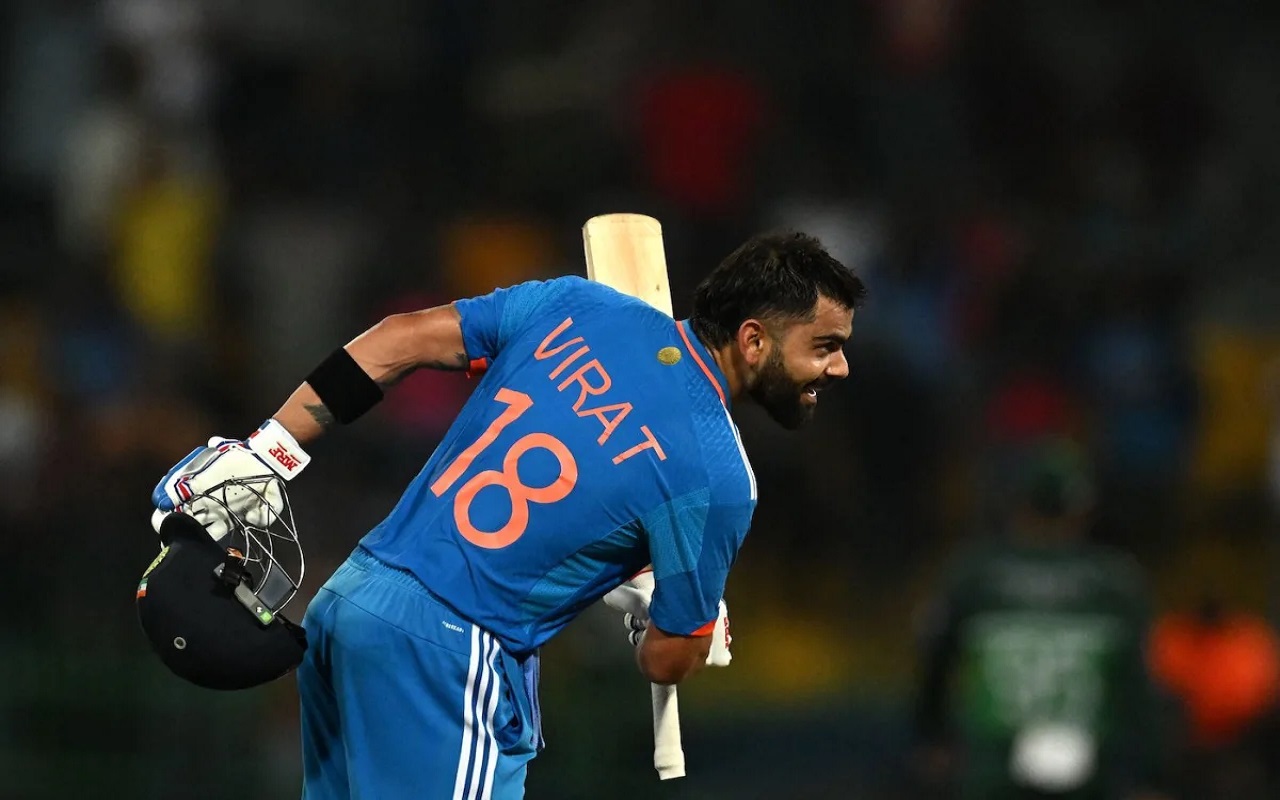 Asia Cup: Virat became the fastest player to score 77 centuries in his international career, left this legend behind