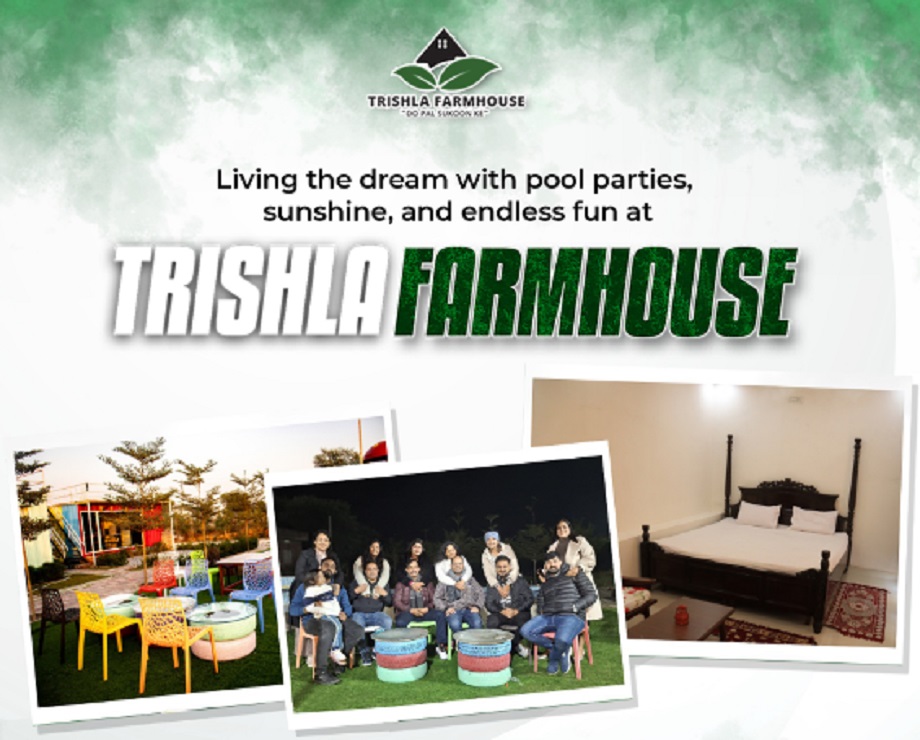 Travel Tips: Trishla Farmhouse is a great place for a pool party, get it booked