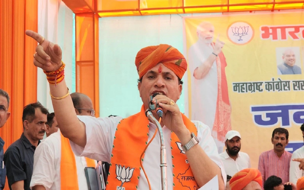 Rajasthan Elections 2023: Union Minister Choudhary said a big thing regarding CM Gehlot's assembly seat, if Modi listens then he will become...