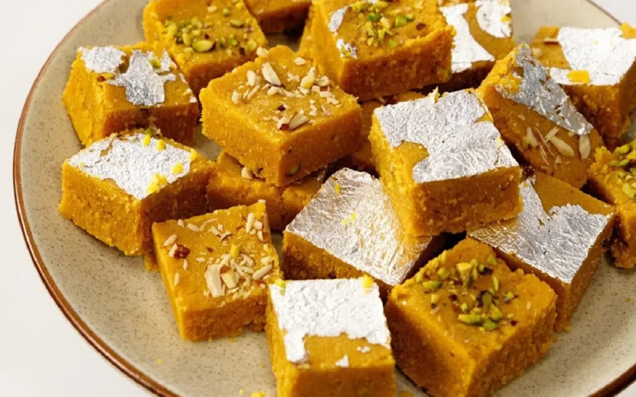 Recipe Tips: You can also make gram flour barfi for Bhai Dooj.
