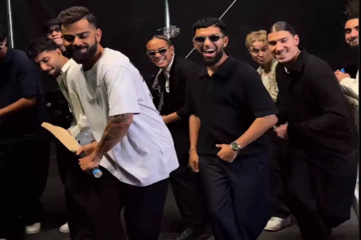 Virat Kohli danced with Norwegian dance group Quick Style, video went viral