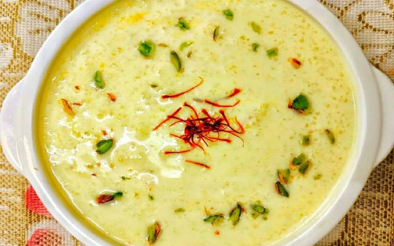 Recipe of the day: In this rainy season you can also enjoy hot saffron kheer