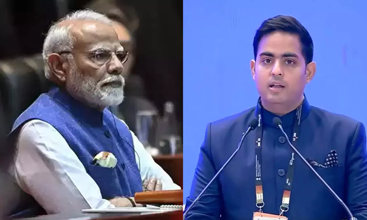 India Mobile Congress 2024: Jio Chairman Akash Ambani told PM Modi this on the issues of AI and data centers