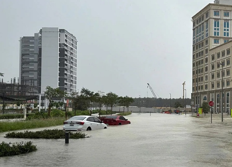 Everyone is surprised to see that one and a half year's worth of rain fell in Dubai in just a few hours