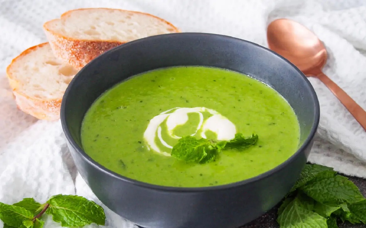Recipe of the Day: Delicious soup can also be made from peas and mint, this is the method