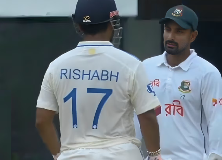 Video: 'Throw it away brother, why are you hitting me', Pant and Liton Das clashed in the middle of the field, video goes viral