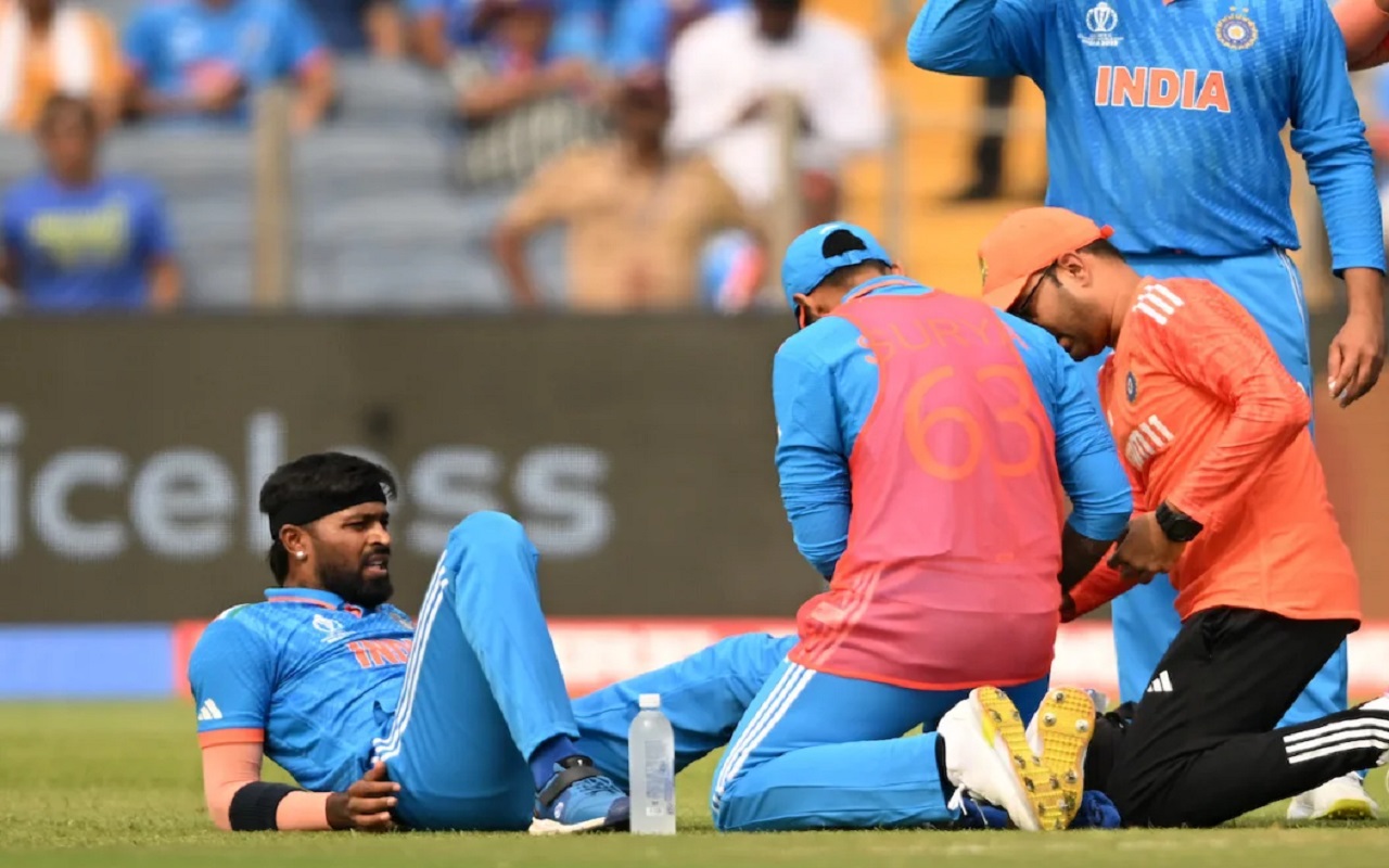 ICC ODI World Cup: Hardik Pandya injured, had to leave the field