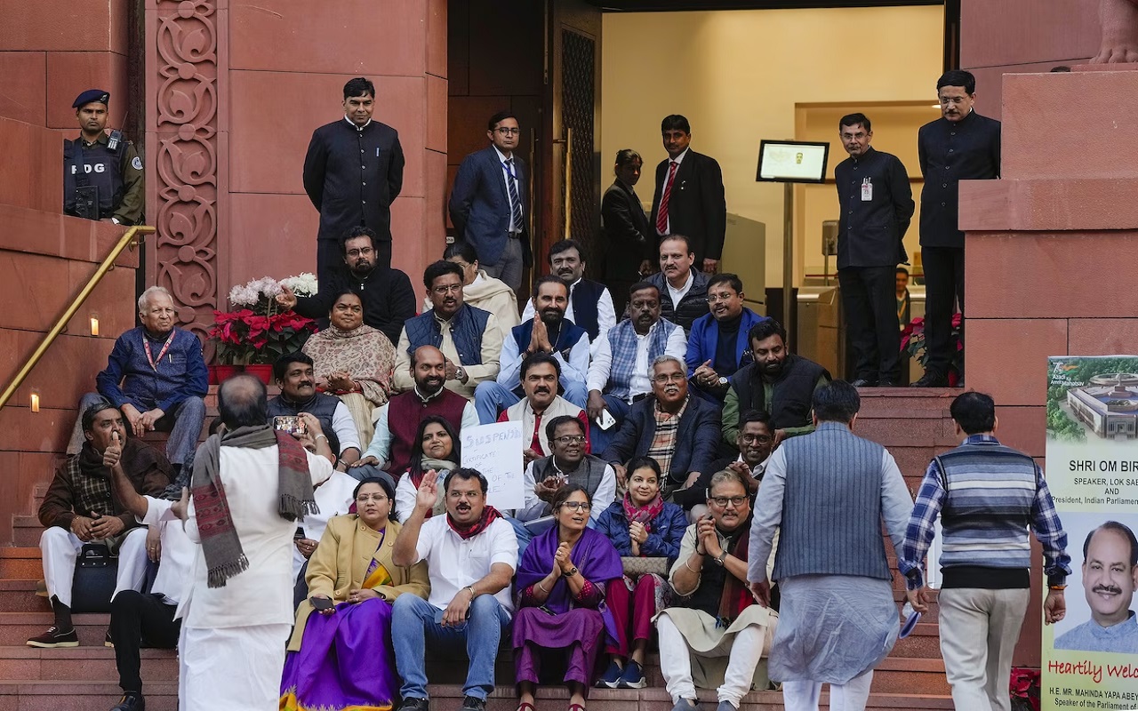 MPs suspended: 78 members of LS and LS suspended for the entire session in one day, record broken so far