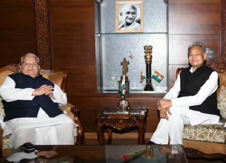 Rajasthan: Former CM Gehlot met the Governor only after the oath of the new Chief Minister, it is not going to happen in Rajasthan like MP....