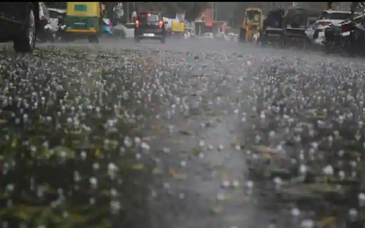 Weather update: Hail fell with rain in many states, farmers' crops damaged