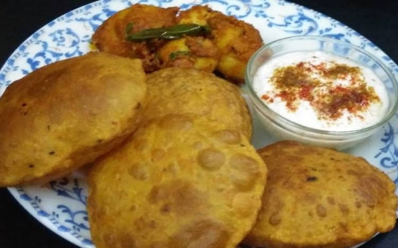 Lunch Recipe: This way you can also make Pumpkin Puri at home, it will double the fun of lunch