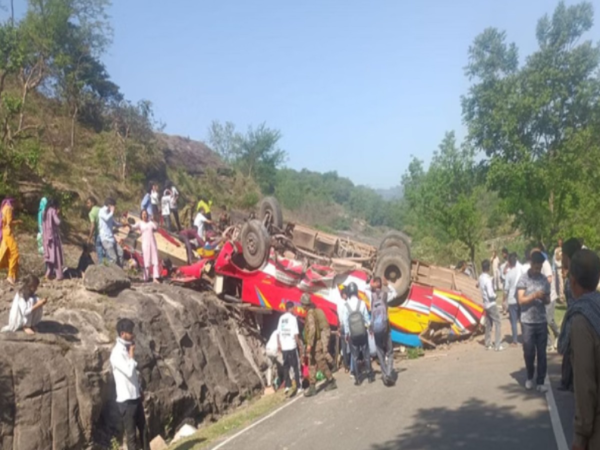 Jammu-Kashmir: Bus falls into gorge in Udhampur district; 16 dead, PM Modi expresses grief.