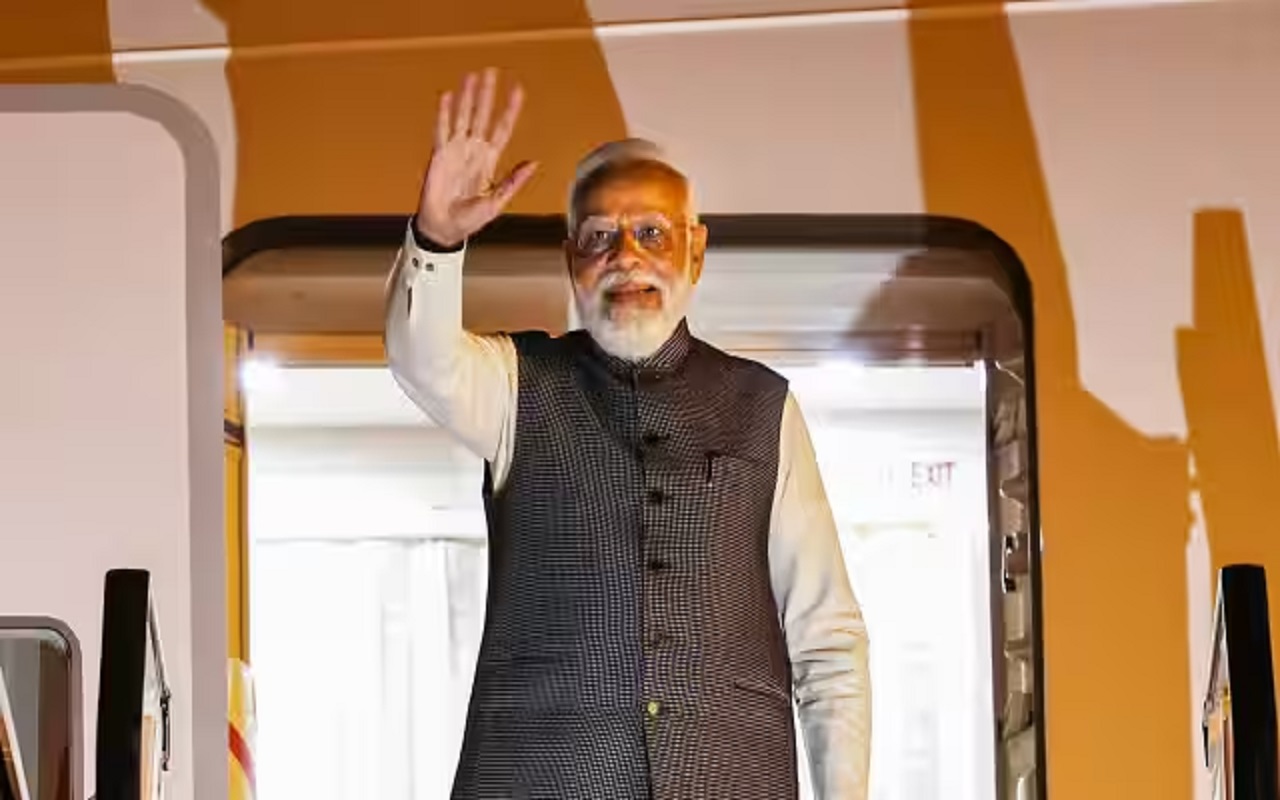 PM Modi: Prime Minister Narendra Modi leaves for US visit, will participate in Yoga Day celebrations at United Nations Headquarters