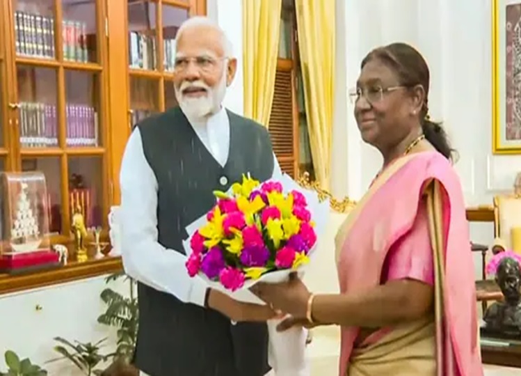 Prime Minister Narendra Modi, Amit Shah and other BJP leaders congratulated President Murmu on her 66th birthday in this way