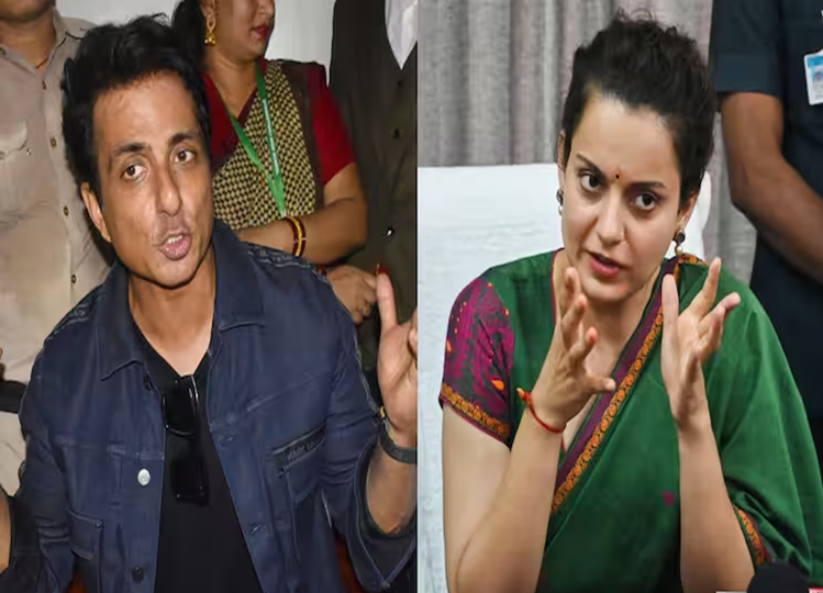Sonu Sood said- 'Every shop should have only humanity's name plate', then Kangana Ranaut gave such a response
