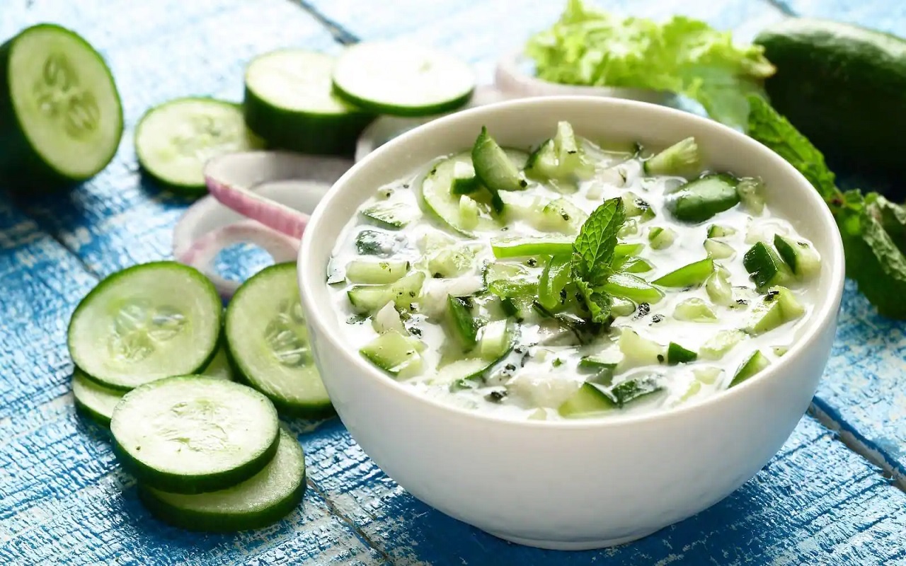 Lunch recipe: You can also make and eat cold cucumber raita for lunch