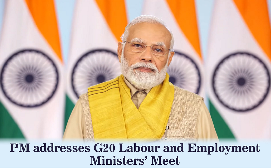 PM addresses the G-20 Labor and Employment Ministers' Meeting